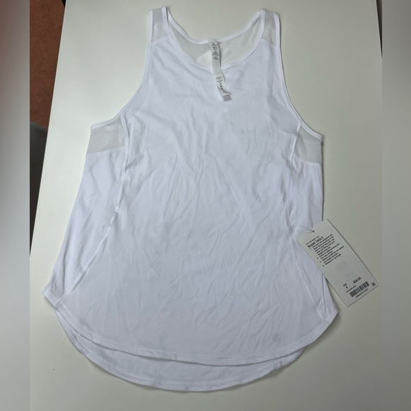 Lululemon White Sculpt Tank II, Size: 6 NWT - Picture 12 of 13